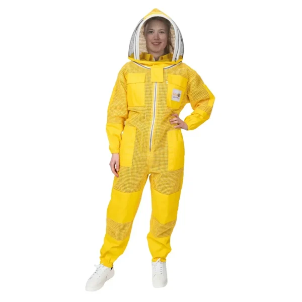 Yellow Ventilated Beekeeping Suit