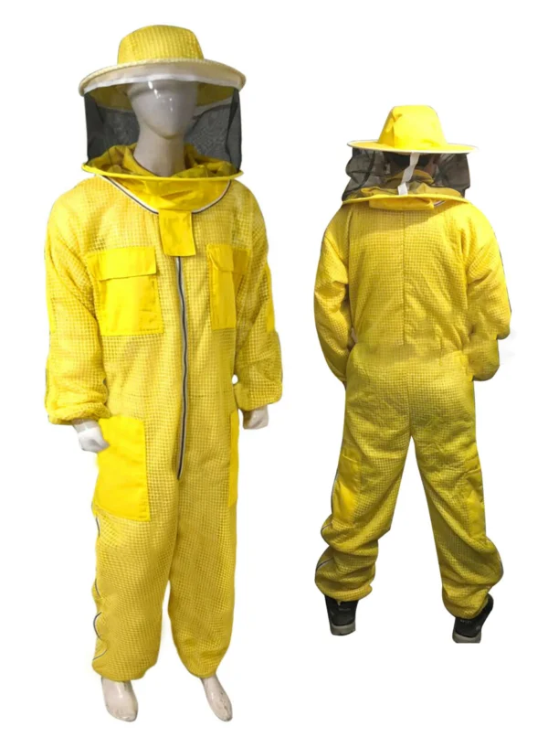 Yellow Ventilated Beekeeping Suit