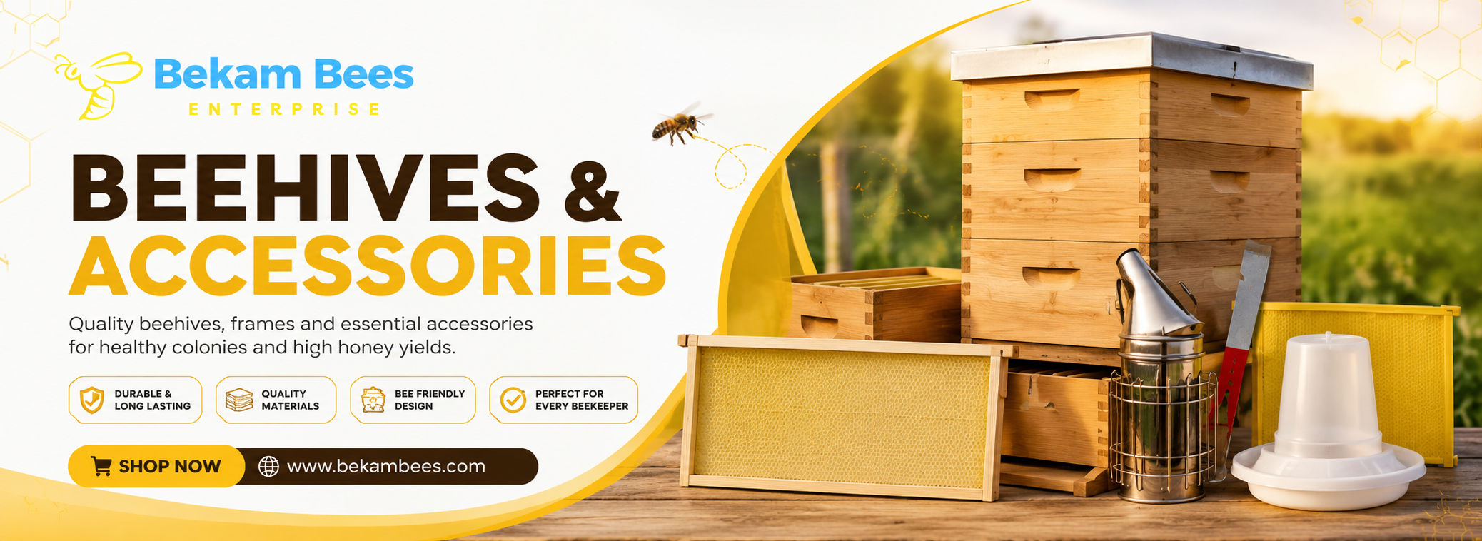 Beehives and beekeeping accessories for sale in Nairobi Kenya