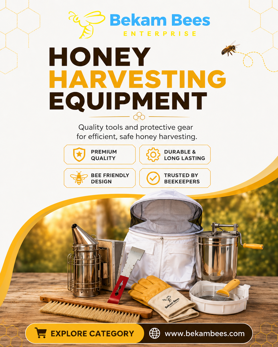 Honey harvesting equipment for sale in Nairobi Kenya