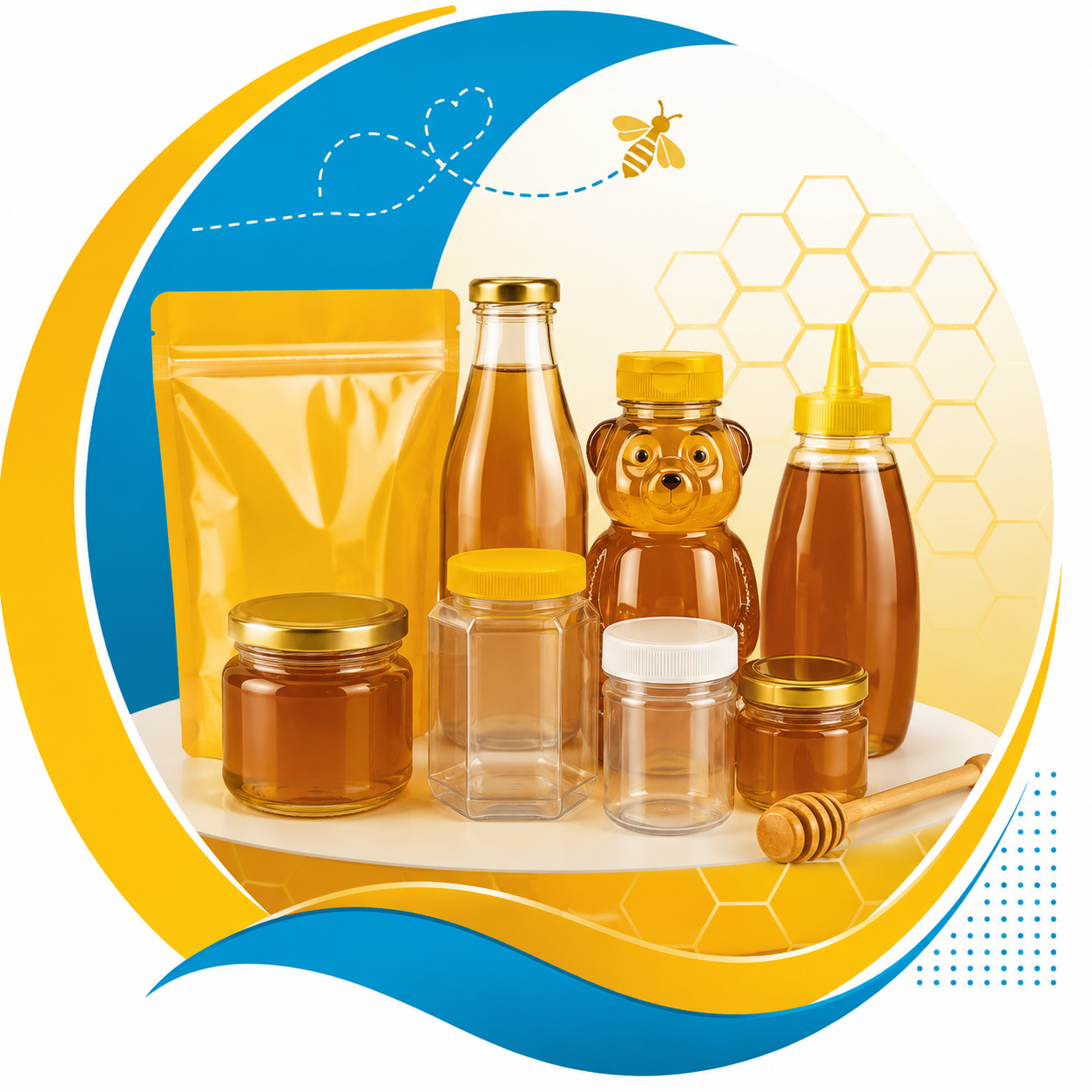 Honey packaging jars and bottles for sale in Nairobi Kenya