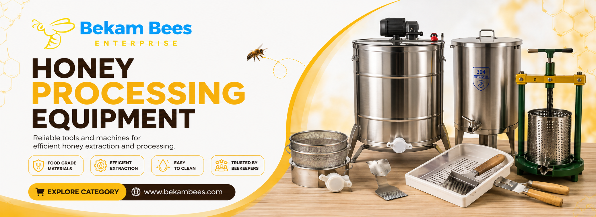 Honey processing equipment for sale in Nairobi Kenya